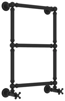 Полотенцесушитель водяной 660х400 черный матовый Сунержа Ренессанс 1304 31-0280-6640