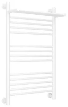 Полотенцесушитель водяной 800x500 белый матовый Сунержа Богема с полкой+ 30-0223-8050