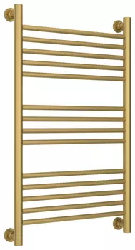 Полотенцесушитель водяной 800х500 золотой матовый Сунержа Богема+ 032-0220-8050