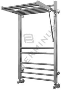 Полотенцесушитель водяной 860х480 подключение нижнее Terminus Валенсия П13