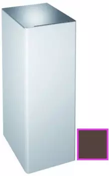 Полуколонна ледяной коричневый глянец шарниры справа Jacob Delafon Reve EB571DRU-N23