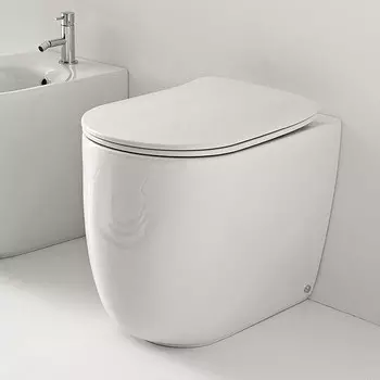 Приставной безободковый унитаз Kerasan Nolita 531801