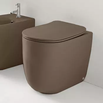 Приставной безободковый унитаз Kerasan Nolita 531888