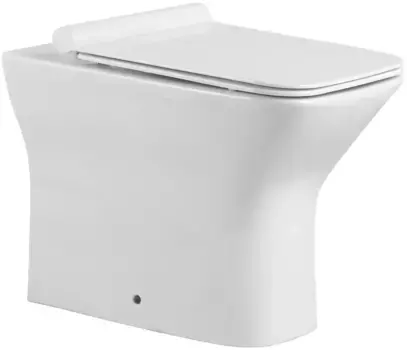 Приставной безободковый унитаз с сиденьем микролифт Agger AT02200