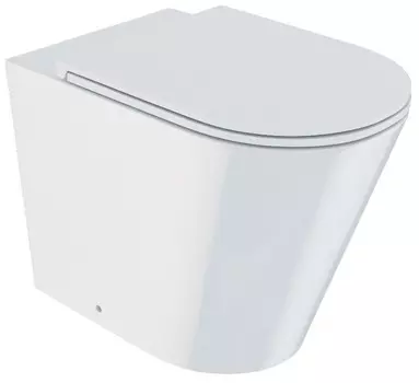 Приставной безободковый унитаз с сиденьем микролифт IDDIS Calipso CALRDSEi26