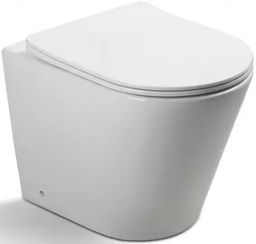 Приставной безободковый унитаз SantiLine SL-5020