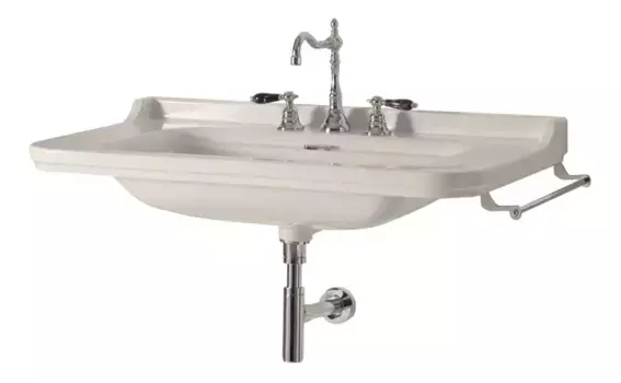 Раковина 100x55 см с одним отверстием под смеситель Kerasan Waldorf 4142K1bi/cr*1