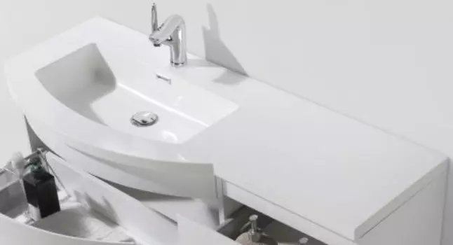 Раковина 121х48,5 см BelBagno Prospero PROSPERO-1200-LVB-LEFT