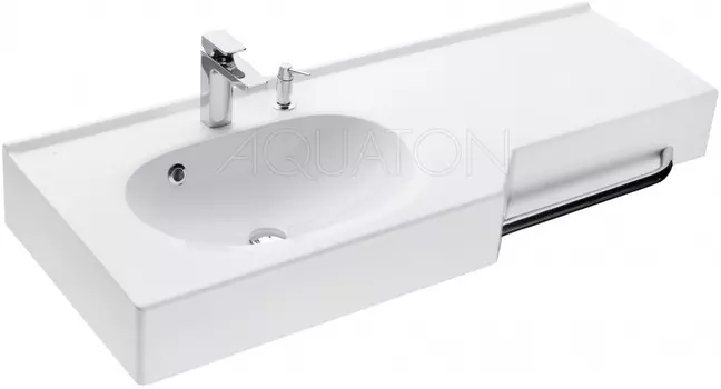 Раковина 127х50 см Акватон Отель 1A70113WOT01L