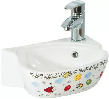 Раковина 38x30 см Creavit Cocuk Decor CK035-00CB00E-FF00