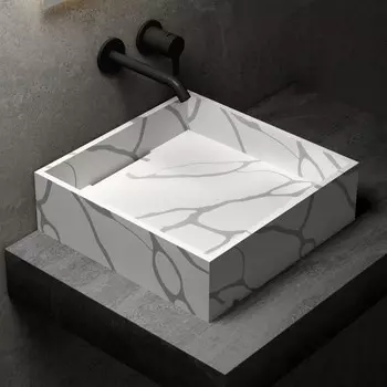 Раковина 40х40 см Abber Blitz AS2502GB