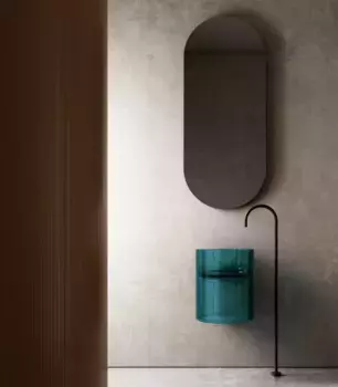 Раковина 42x42 см Abber Kristall AT2704Aquamarin