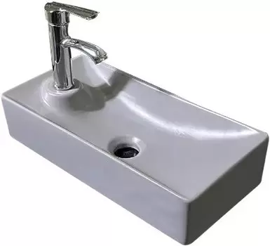 Раковина 43,5x21 см SantiLine SL-2009RMG