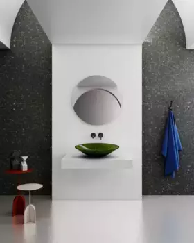 Раковина 53,5x42,5 см Abber Kristall AT2812Emerald