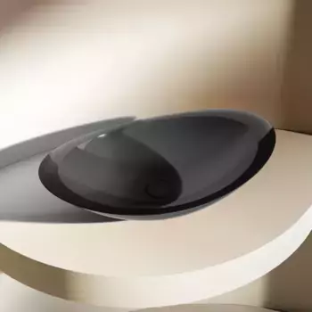 Раковина 60,5x38 см Abber Kristall AT2808Onyx