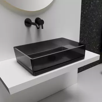 Раковина 60x40 см Abber Kristall AT2803Onyx