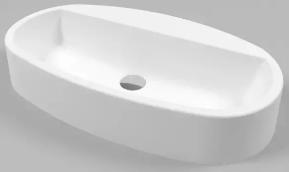 Раковина 65x37 см Whitecross Obsidian D 0736.065037.200