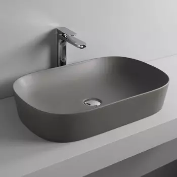 Раковина 65x41,5 см Artceram Ghost GHL002 15 00 grigio oliva*0