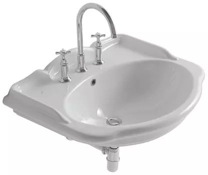 Раковина 71x58 см с одним отвестием под смеситель Globo Paestum PA006.bi*1