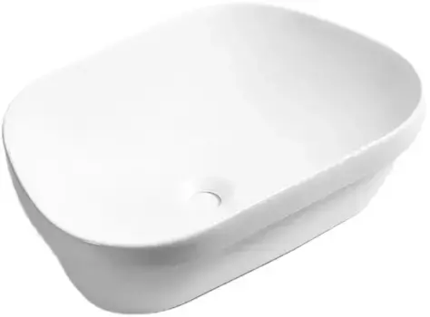 Раковина-чаша Ceruttispa CR0023 57x39 см, накладная, белый