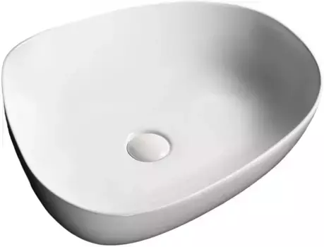 Раковина-чаша Ceruttispa CR0044C 55x42 см, накладная, белый