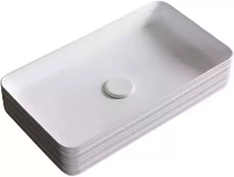 Раковина-чаша Ceruttispa CR0053 67,5x37,5 см, накладная, белый