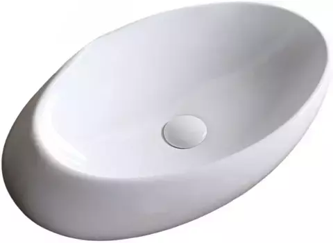 Раковина-чаша Ceruttispa CR0058C 69x45 см, накладная, белый