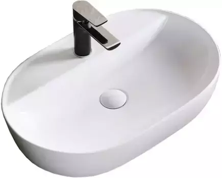 Раковина-чаша Ceruttispa CR0074 60x40 см, накладная, белый