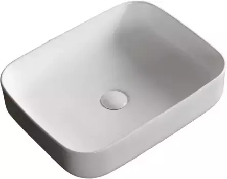 Раковина-чаша Ceruttispa CR0084 50x40 см, накладная, белый
