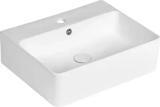 Раковина-чаша Ceruttispa CR0094 52x42 см, накладная, белый