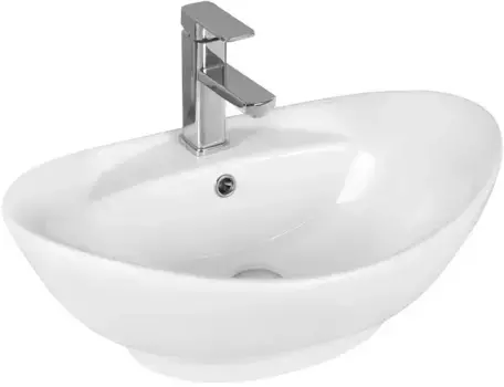 Раковина-чаша Ceruttispa CR7003 60x39,5 см, накладная, белый