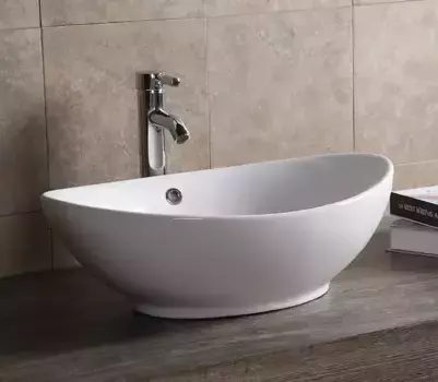 Раковина-чаша Ceruttispa CR7027 59x38,5 см, накладная, белый