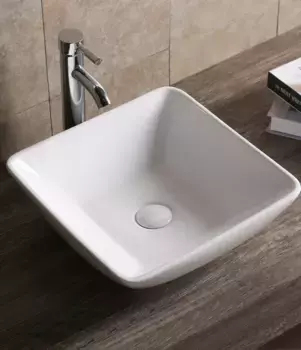 Раковина-чаша Ceruttispa CR7034D 42x42 см, накладная, белый