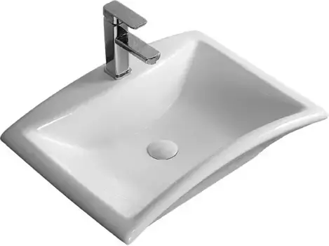 Раковина-чаша Ceruttispa CR7096 61,5x44 см, накладная, белый