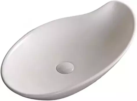 Раковина-чаша Ceruttispa CR7265B 66x38 см, накладная, белый