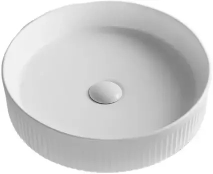 Раковина-чаша Ceruttispa CR8010 40,5x40,5 см, накладная, белый
