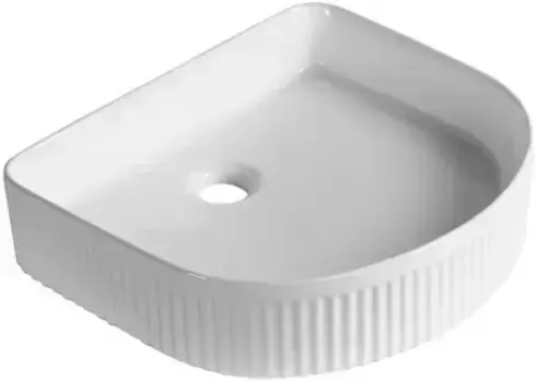 Раковина-чаша Ceruttispa CR8011 41,5x36,5 см, накладная, белый