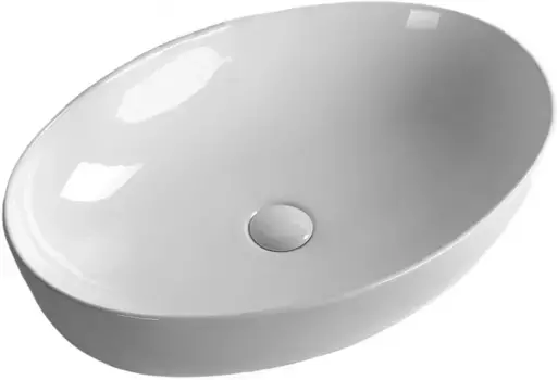 Раковина-чаша Ceruttispa CR8023 61x41 см, накладная, белый