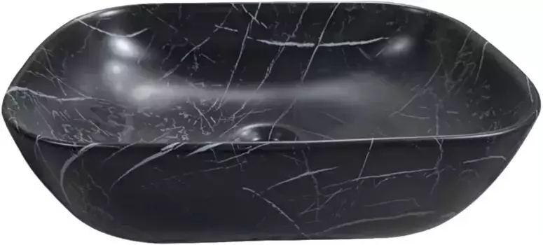 Раковина-чаша Ceruttispa CR8217MMB 50x39,5 см, накладная, черный мрамор