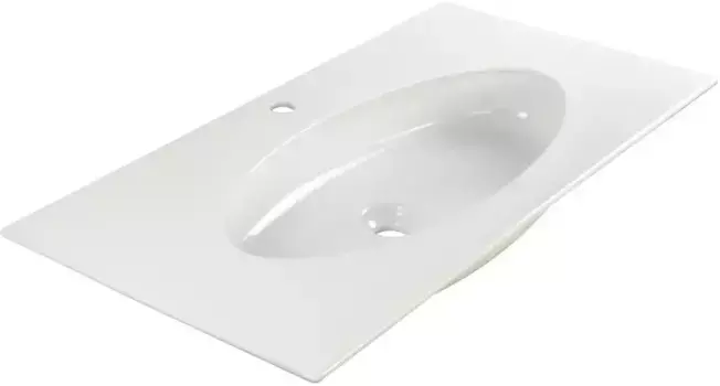 Раковина Migliore Lavabi 32079 91x48 см, накладная, белый глянец