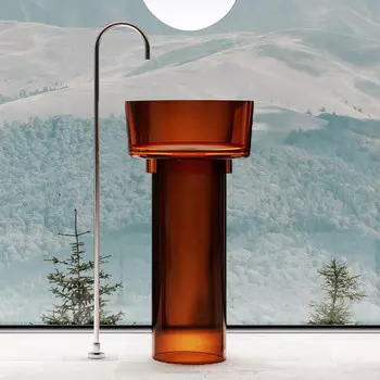 Раковина напольная 45x45 см Abber Kristall AT2702Opal