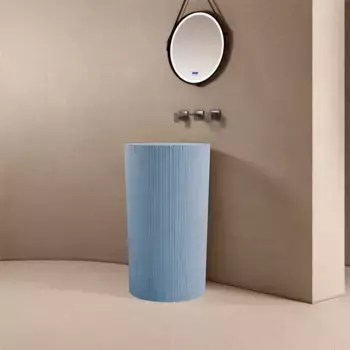 Раковина напольная 50x50 см Abber Stein AS2501Blau