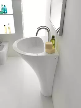 Раковина напольная 60х51 см Kerasan Aquatech 374101*1