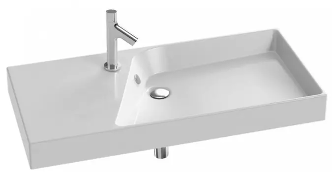 Раковина подвесная 100x46 см Jacob Delafon Rythmik EXN112-00