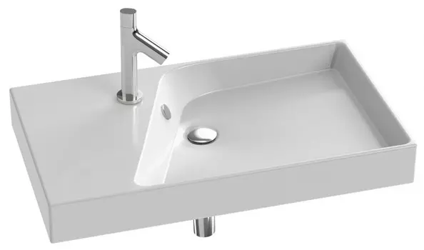 Раковина подвесная, гладкая нижняя поверхность 80х46 см Jacob Delafon Rythmik EXO112-Z-00