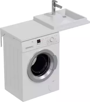 Раковина Санта Юпитер 900132 110x50 см R, над стиральной машиной, белый