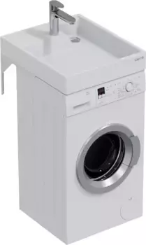 Раковина Санта Юпитер мини 900133 51x60 см, над стиральной машиной, белый
