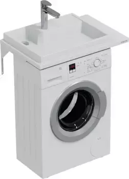 Раковина Санта Марс 900137 75x50 см L, над стиральной машиной, белый