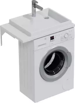 Раковина Санта Марс 900138 75x50 см R, над стиральной машиной, белый