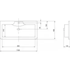 Раковина Сиена 1100 Акватон 1A704231SN010